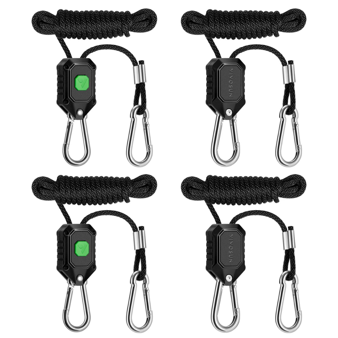 Vivosun LED Grow Light Adjustable Hanger 1/8 Inch, 150 lbs/pair Weight Capacity