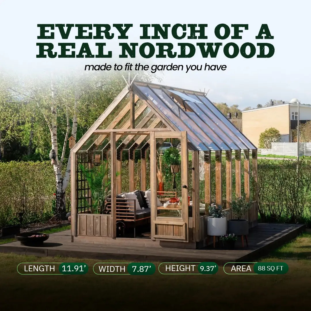 YourGreenhouses Nordwood Arrow Greenhouse