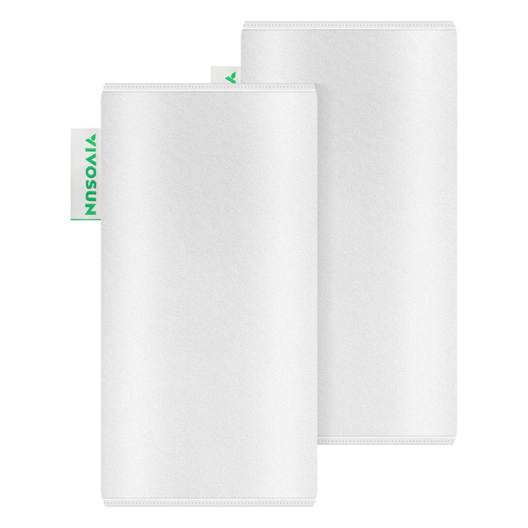 Vivosun Inch Prefilter for 8" Carbon Filter, White, 2 Pack