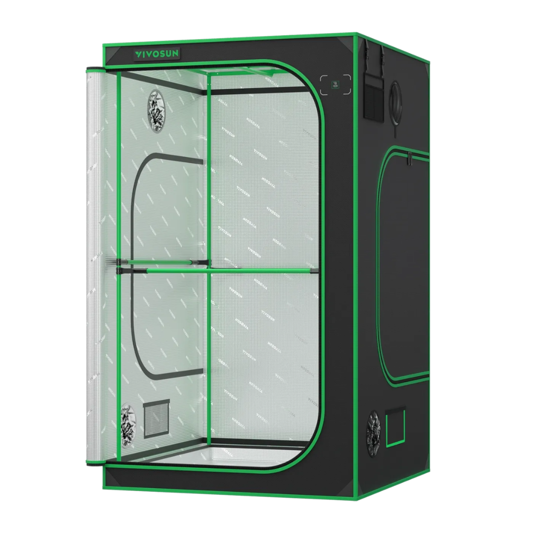 Vivosun Grow Tent Pro 4x4 P448, 4-8 Plants Use, Large Front Window, 48″ x 48″ x 80″, For Indoor Plants Growing