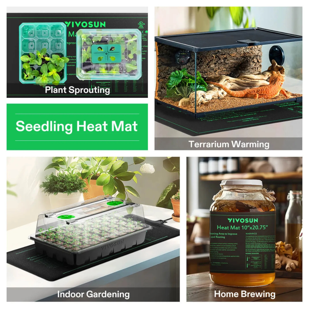 Vivosun Seedling Heat Mat 20″ x 20.75″