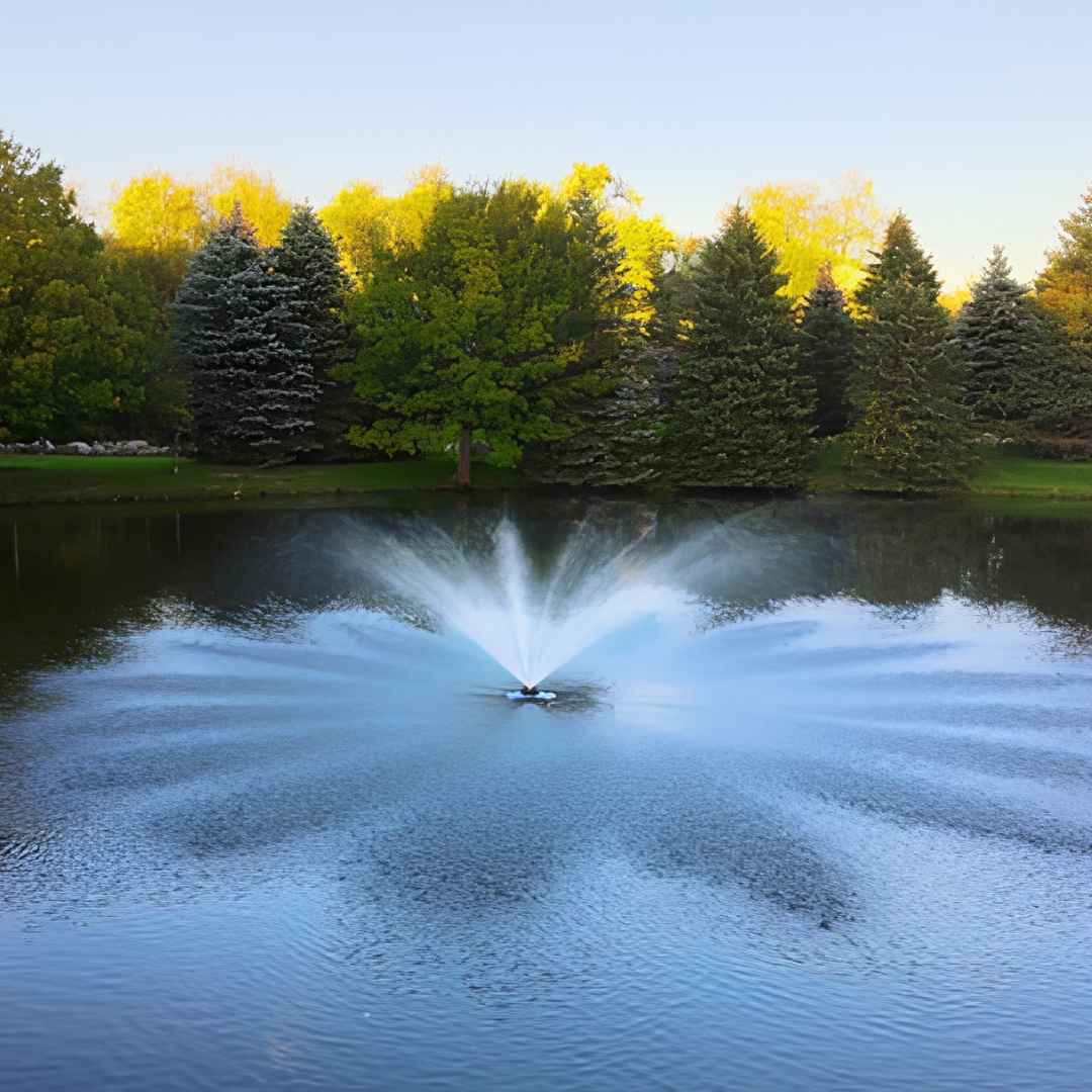 Scott Aerator Great Lakes Fountain For Medium, Residential Ponds 1 hp 115 volts