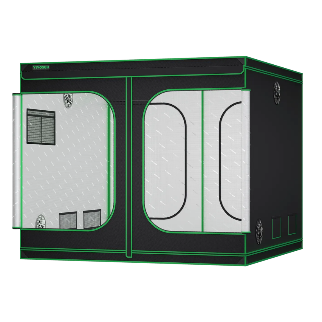 Vivosun Grow Tent 8x8 S888, 16-24 Plants Use, 600D Light-proof Oxford, 96″ x 96″ x 80″, For Indoor Plants Growing