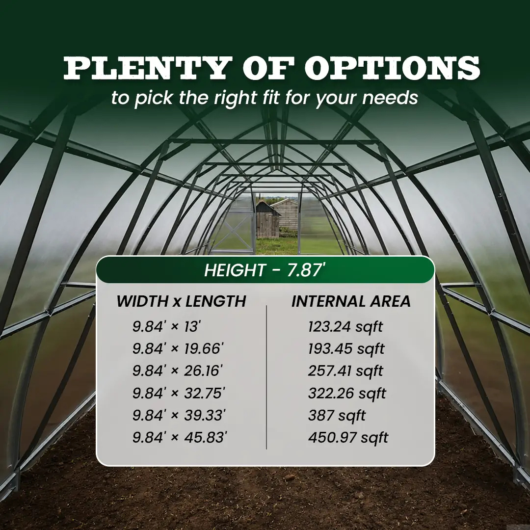 YourGreenhouses Inc Classic Arch Greenhouse