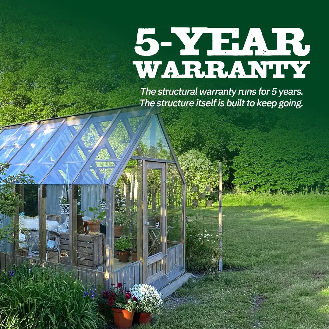 YourGreenhouses Nordwood Arrow Greenhouse