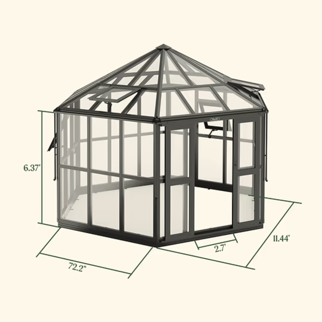 Vego Diamond Pavilion Greenhouse 13.15' x 11.5'