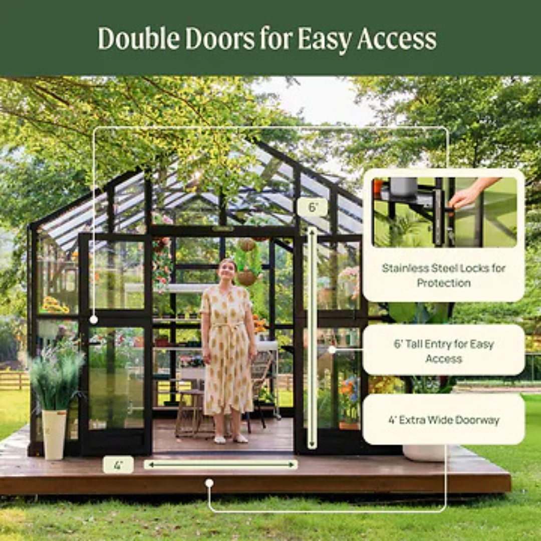 Vego Victorian Greenhouse - 10.5ft Wide