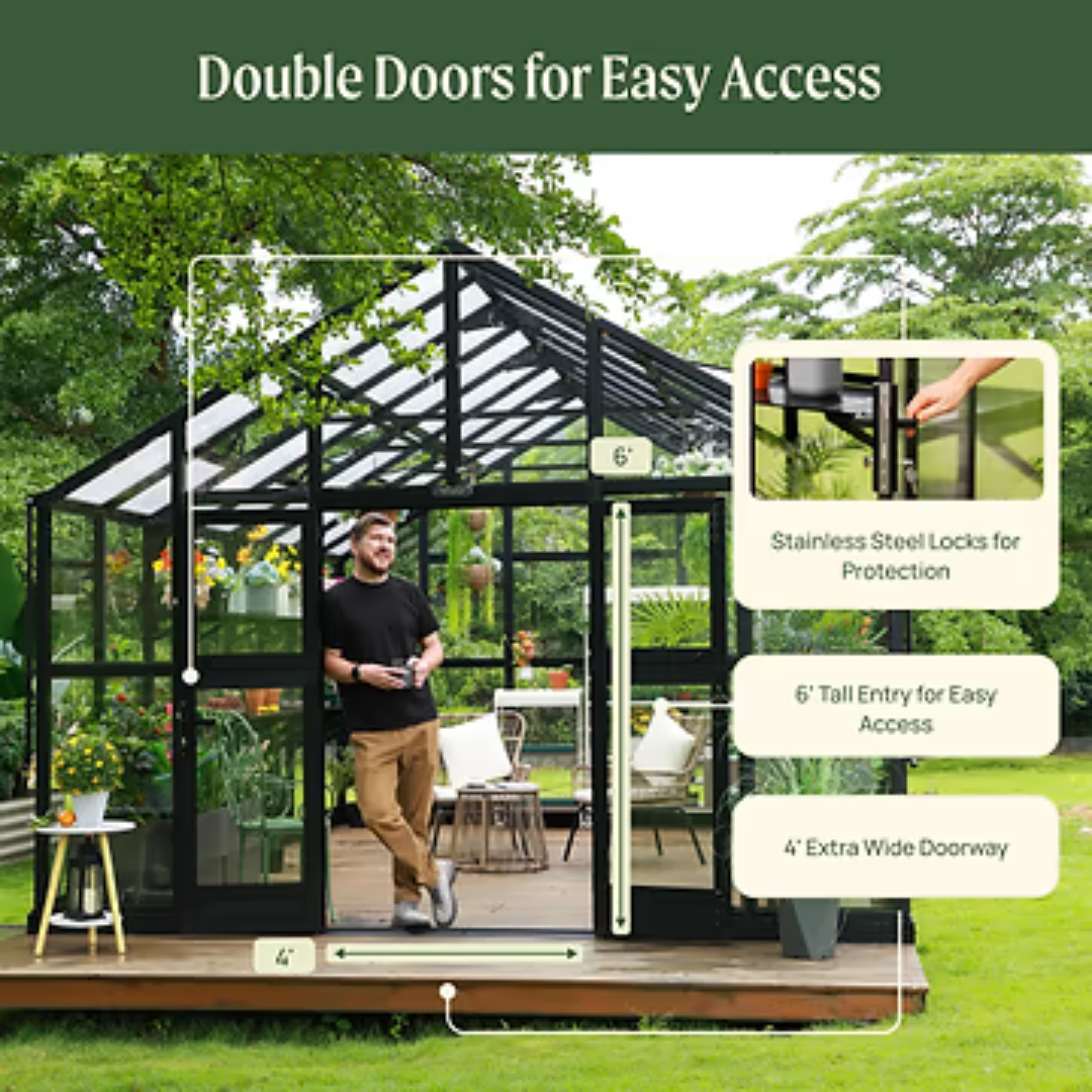 Vego Grand Victorian Greenhouse - 12.5ft Wide