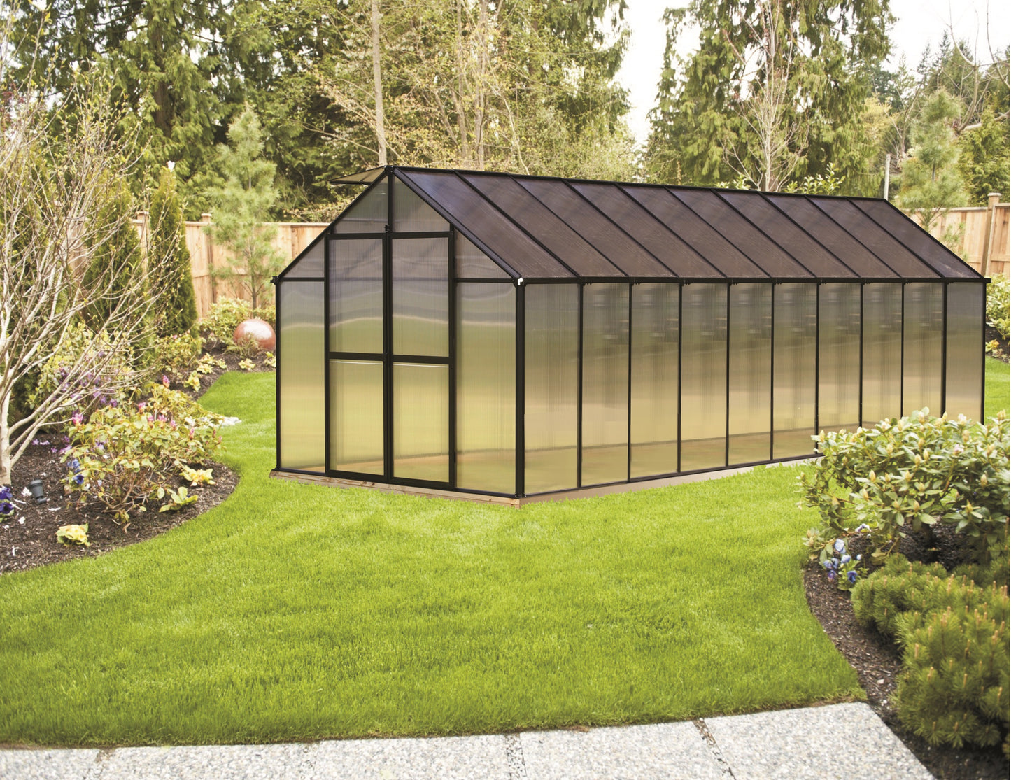 Riverstone - MONT Greenhouse- Black Finish - Premium Package