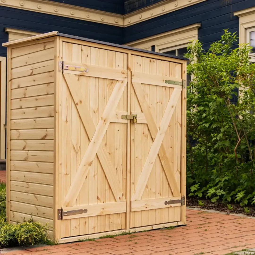 YourGreenhouses Garden Shed with Shelving System