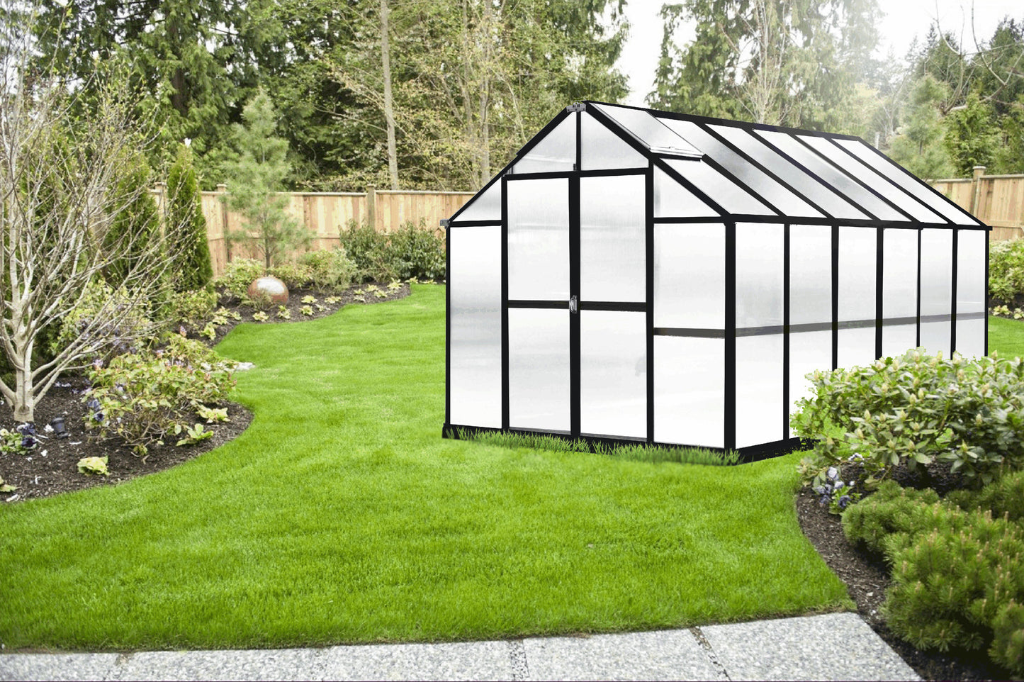 Riverstone MONT Growers Edition Greenhouse - Black Finish