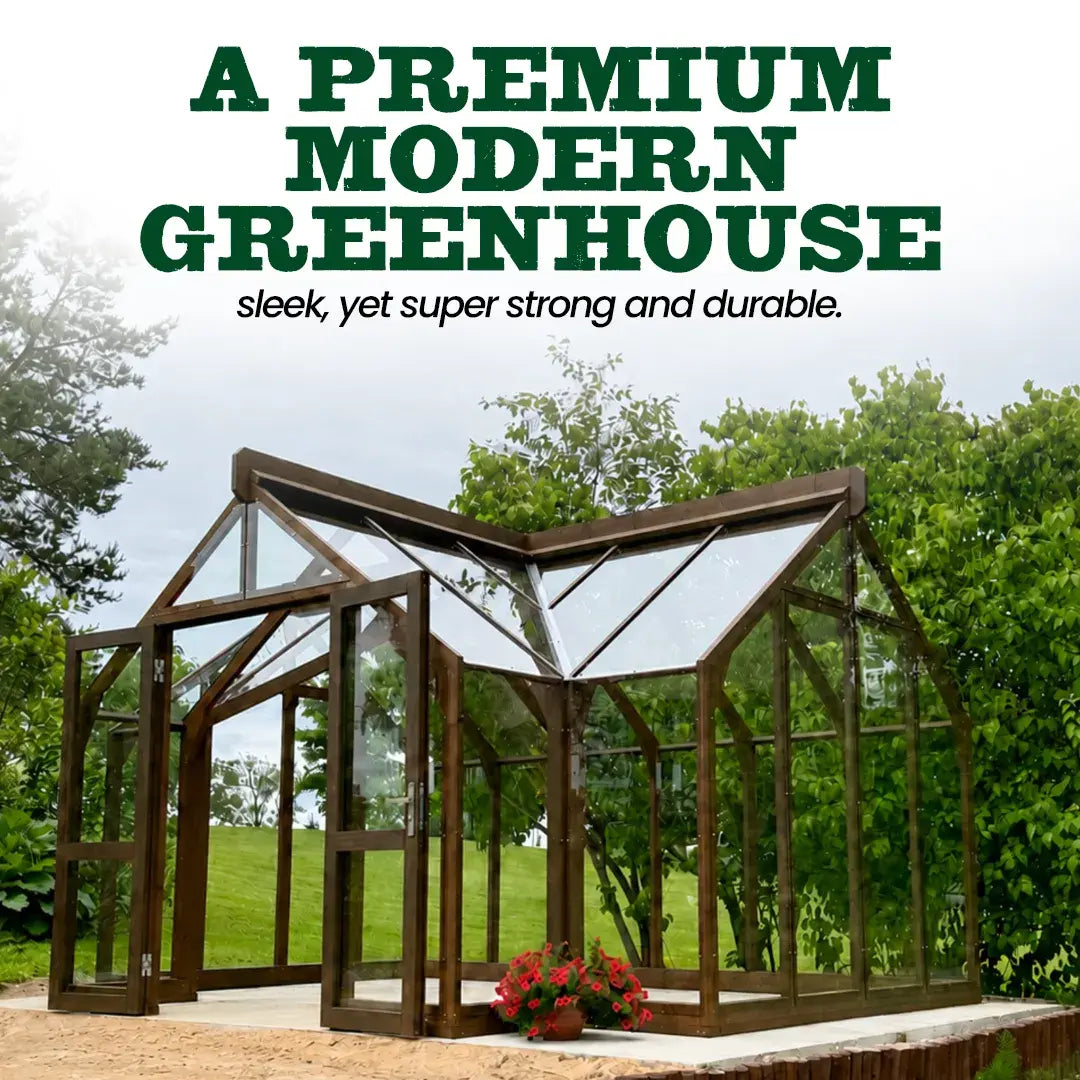 YourGreenHouses Heritage Nord T-shape Greenhouse / Garden Room
