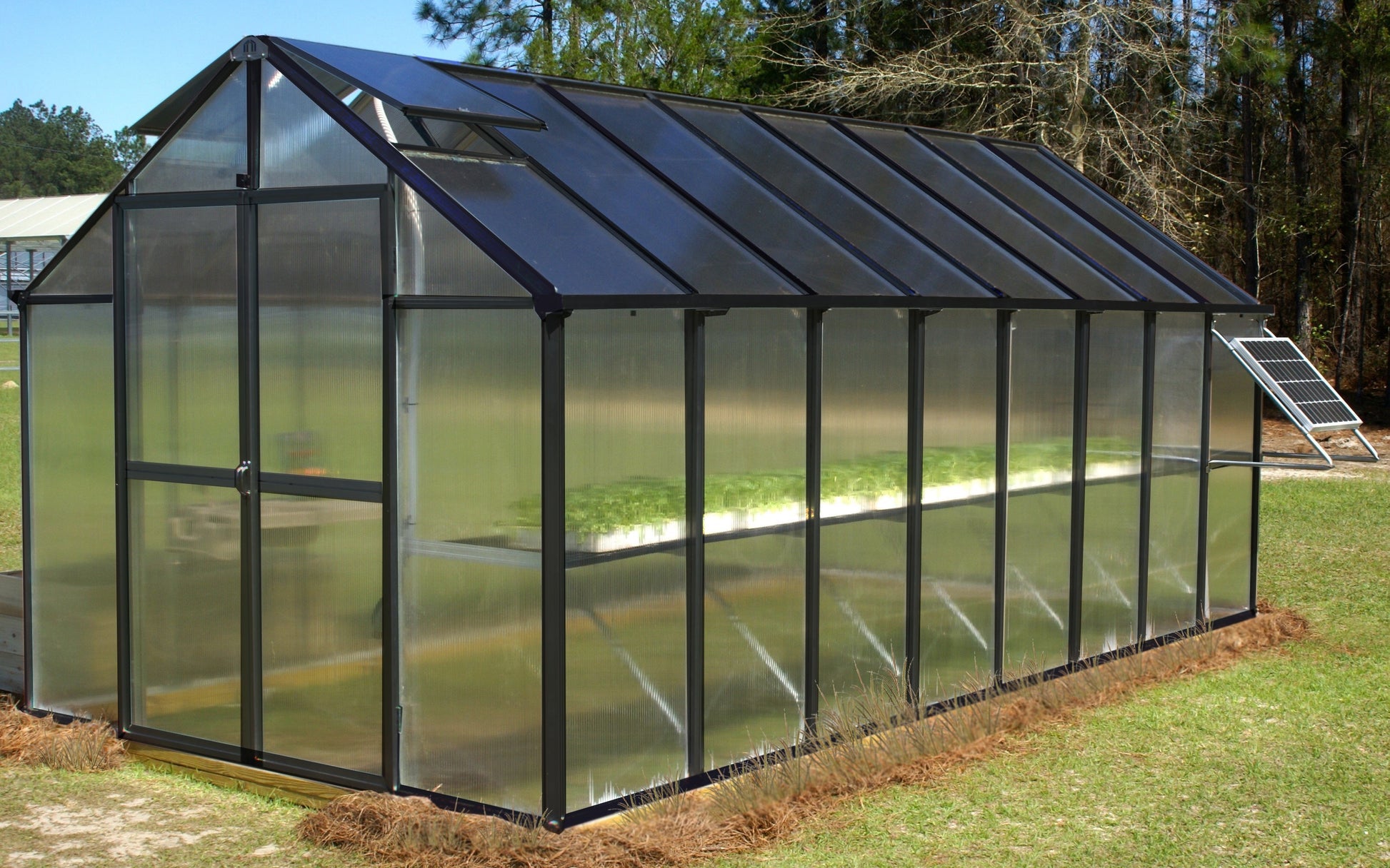 Riverstone MONT - MOHEAT Mojave Edition Black Finish Greenhouse with Heater