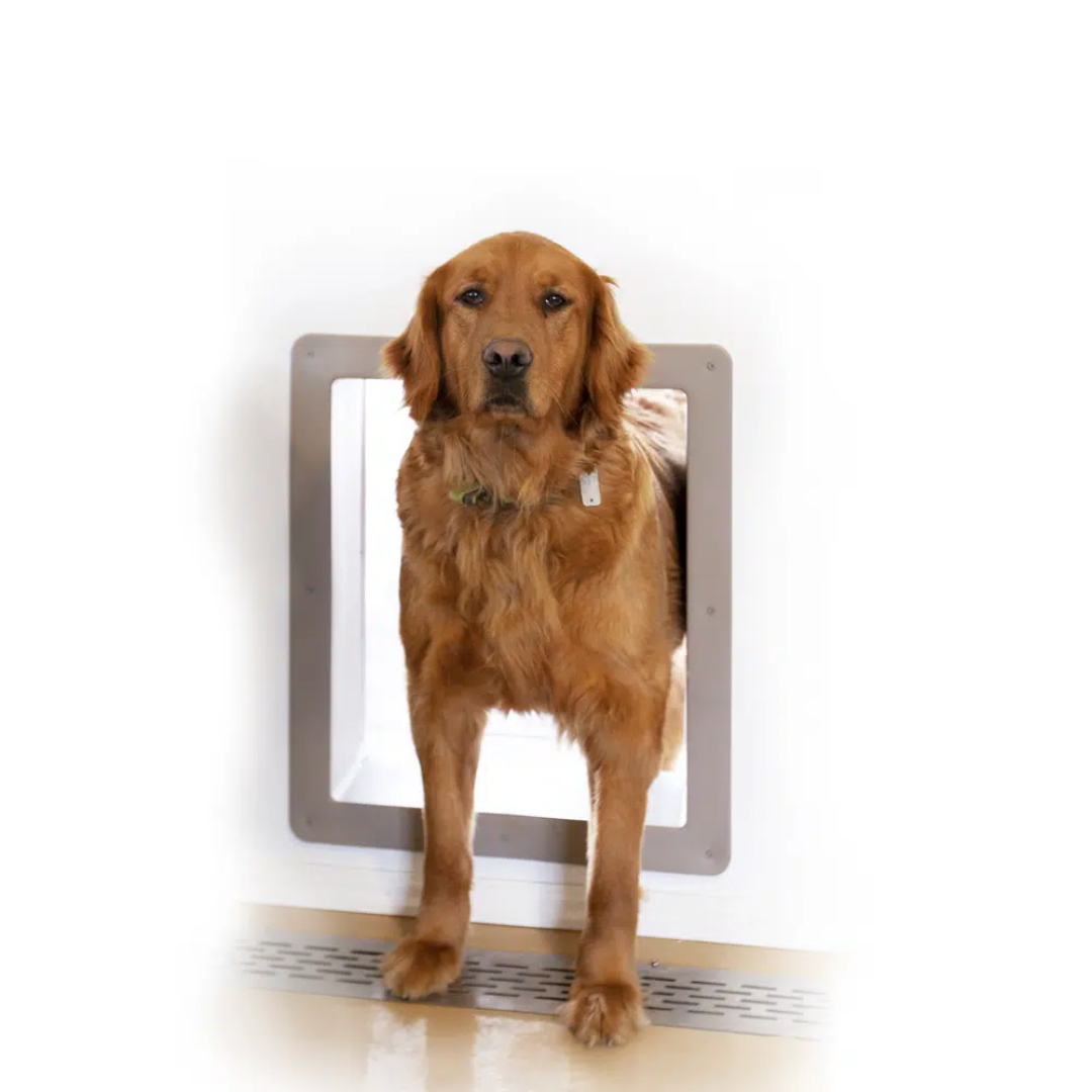 Bird in Hand Plastic Molded Dog Hole Trim