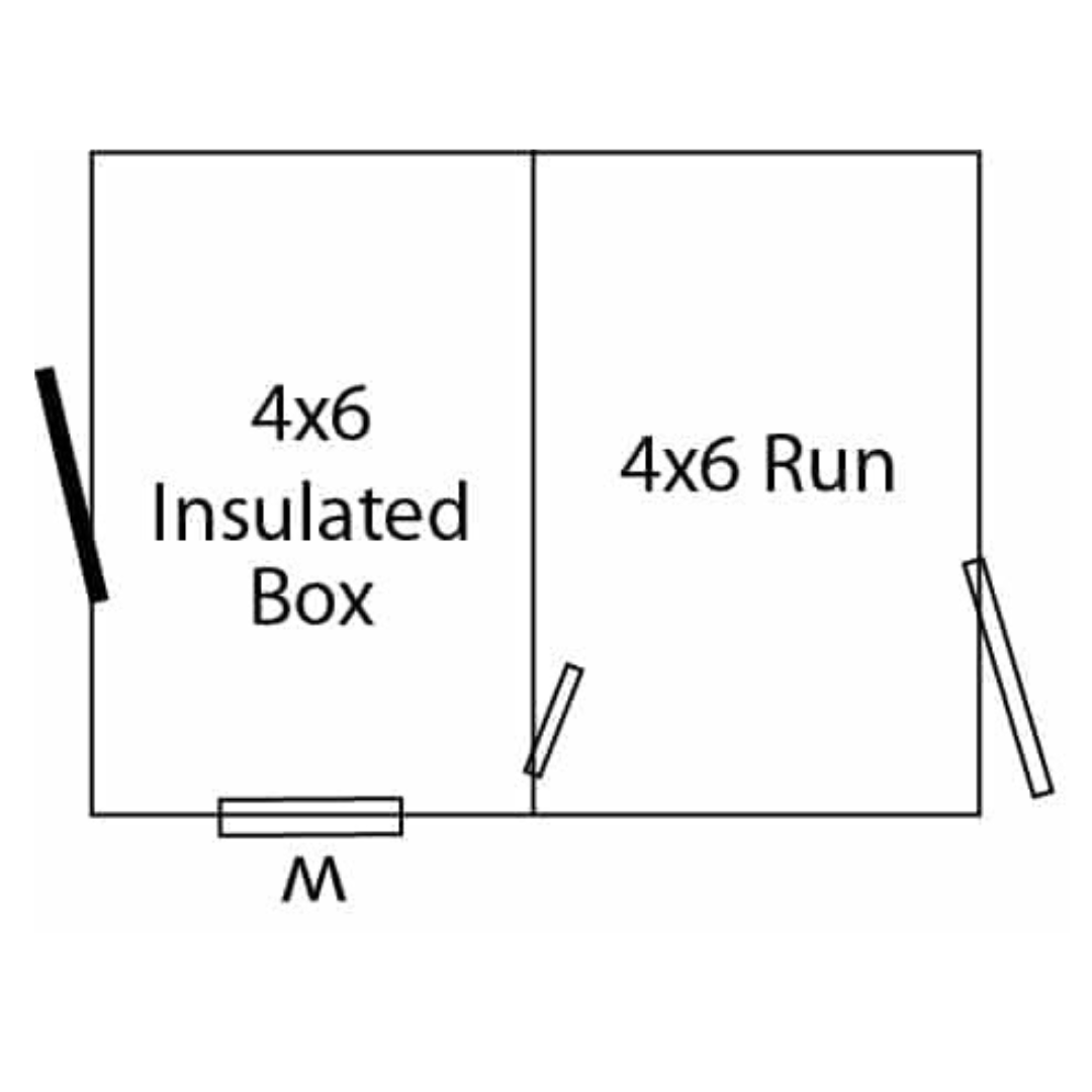 The Dog Kennel Collection 6×8 Single Dog Kennel