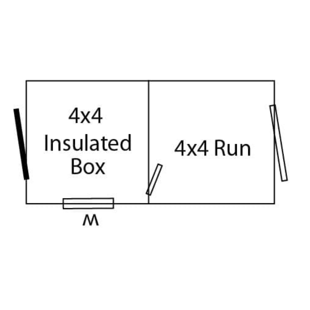 The Dog Kennel Collection 4×8 Single Dog Kennel