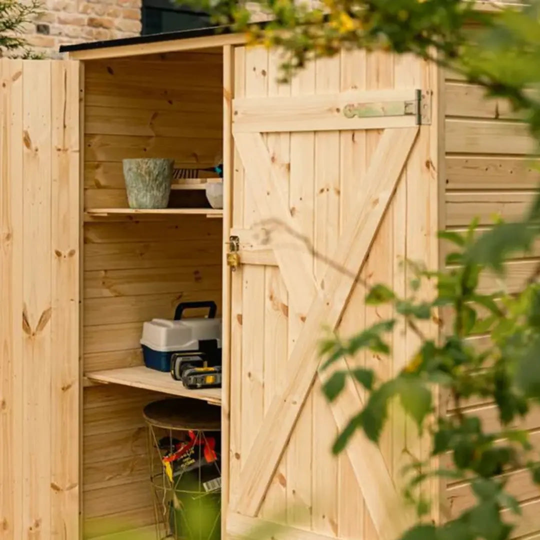 YourGreenhouses Garden Shed with Shelving System