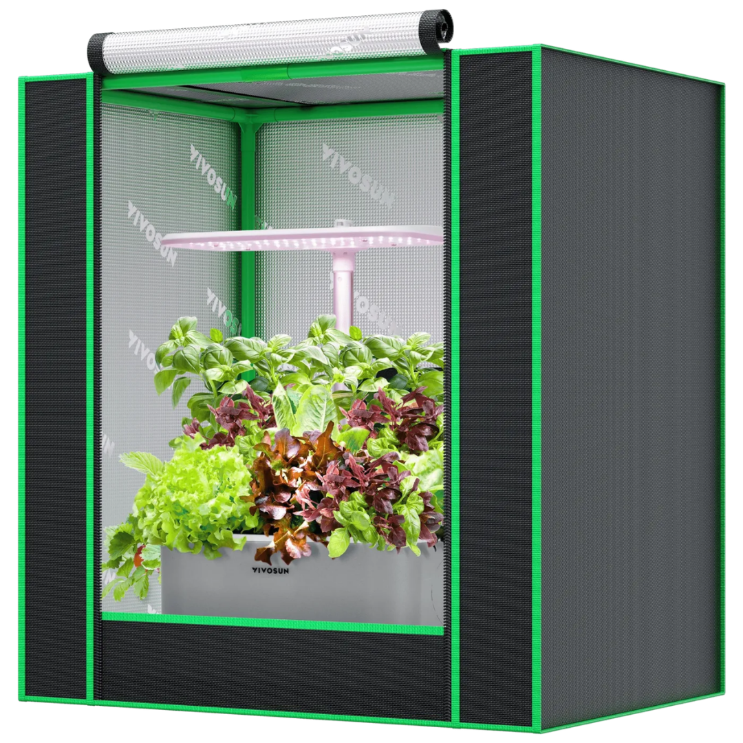 VIVOSUN Grow Tent, 1 Plant Use, 14″ x 20″ x 21″, For Aerogarden, Hydroponics Growing System
