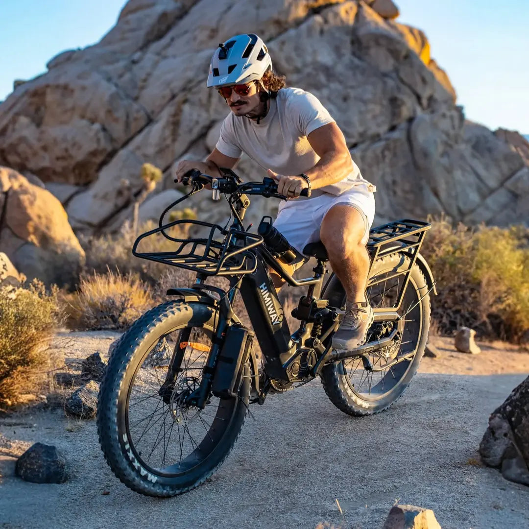 Himiway D5 2.0 eBike Endless Comfort: Turning Rough Roads into Silk.