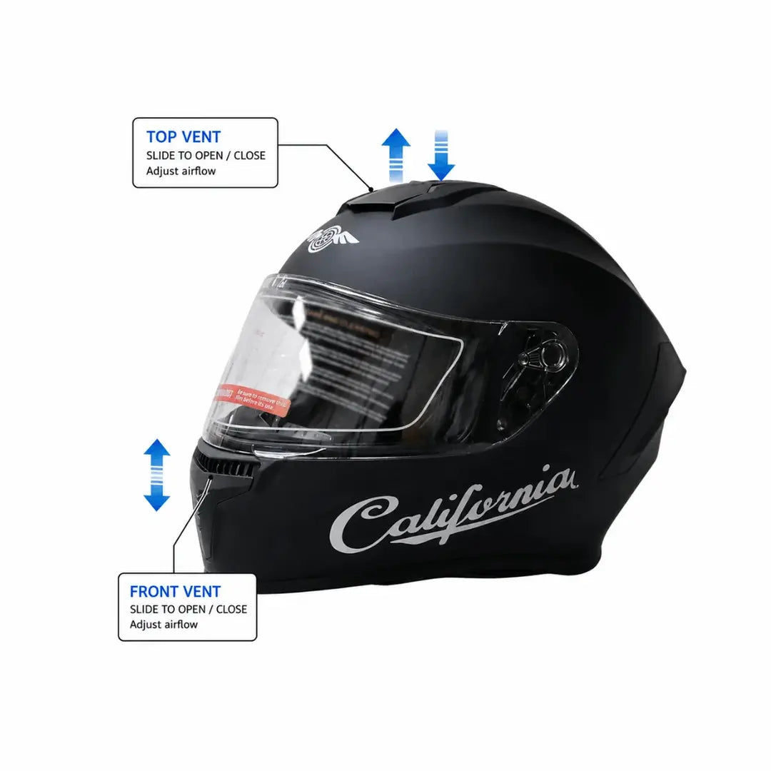 Freego Custom AeroFlow Full-Face Helmet – DOT Certified