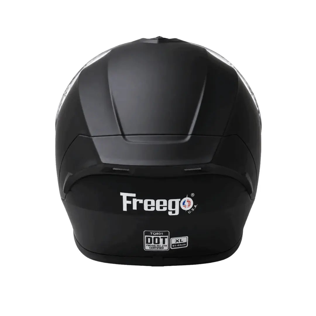 Freego Custom AeroFlow Full-Face Helmet – DOT Certified