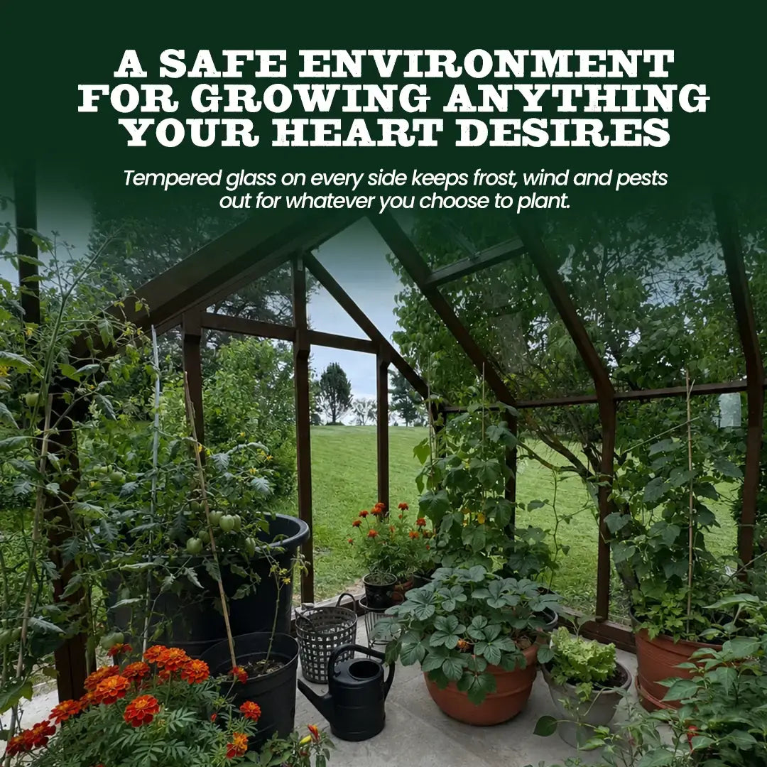 YourGreenHouses Heritage Nord T-shape Greenhouse / Garden Room