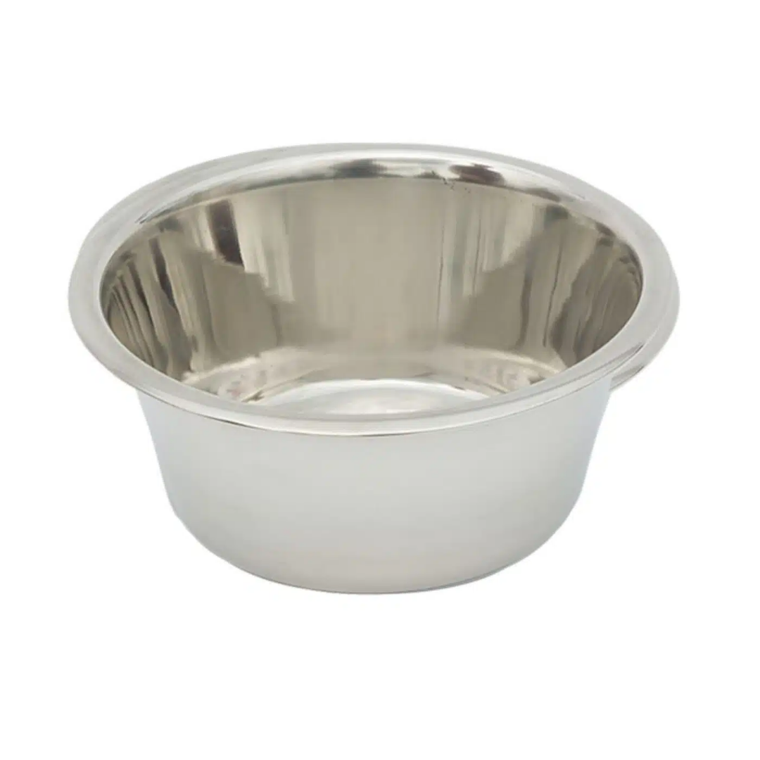 Bird in Hand Stainless Steel Feed and Water Bowls